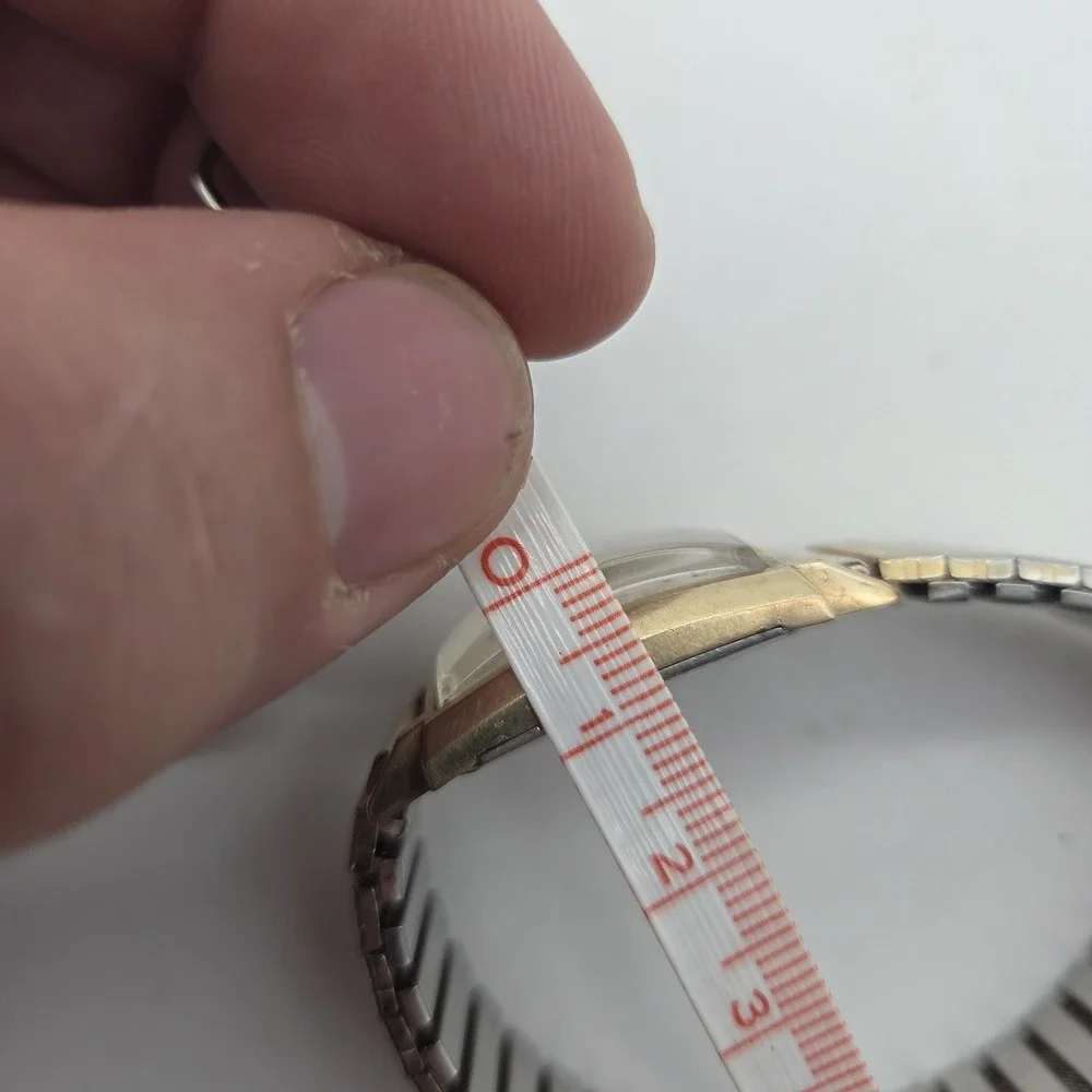 WITTNAUER 10K RGP Square Bezel WATCH Domed Glass 17 Jewels Winding Mechanical